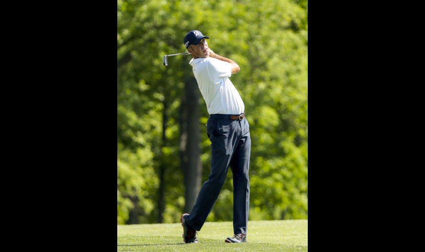 DUBLIN, OH - JUNE 01: Matt Kuchar plays a shot during a pro-am round prior to The Memorial Tournament Presented By Nationwide at Muirfield Village Golf Club on June 1, 2016 in Dublin, Ohio.  (Photo by Sam Greenwood/Getty Images)