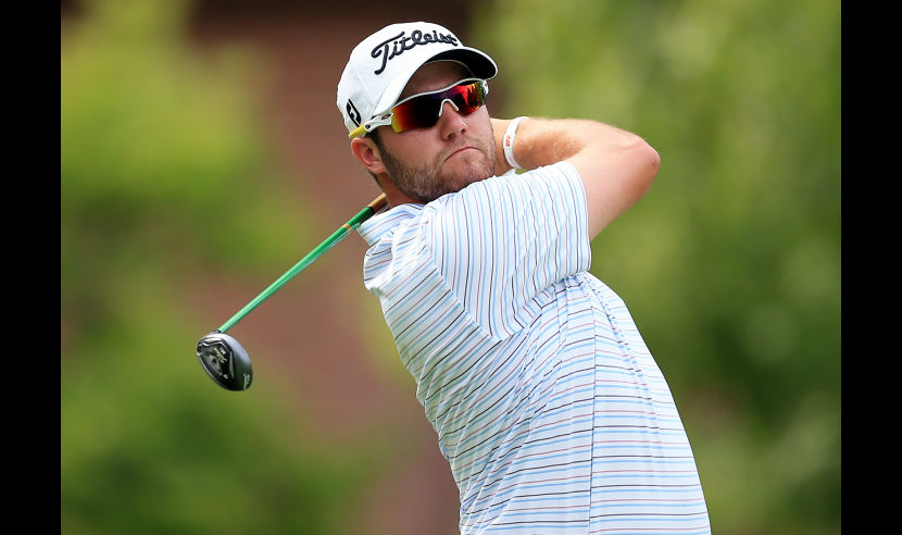 OAKVILLE, ON - JULY 21:  Ben Taylor watches his tee shot on the sixth hole during the first round of the RBC Canadian Open at Glen Abbey Golf Club on July 21, 2016 in Oakville, Canada.  (Photo by Vaughn Ridley/Getty Images)