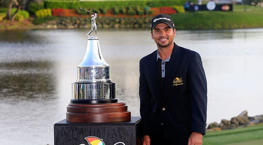 Jason Day with API trophy