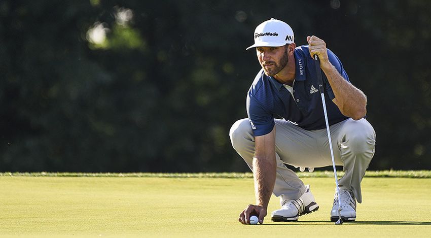 Dustin Johnson at the 2016 US Open