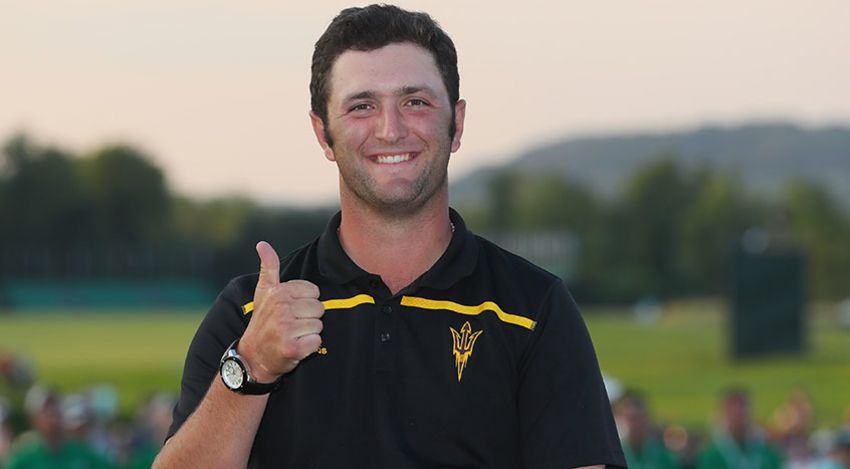 After winning low amateur honors at the U.S. Open, Jon Rahm makes his professional debut this week. (Andrew Redington/Getty Images)