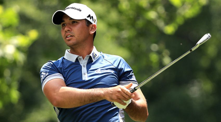 Jason Day is still tied for the lead despite a tough day at Firestone. (Sam Greenwood/Getty Images)