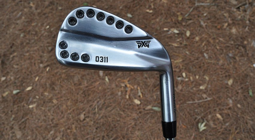 PXG's 0311 irons and wedges are forged with an open face body.