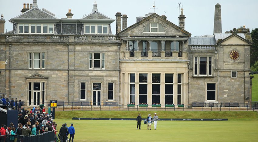 The clubhouse at St. Andrews