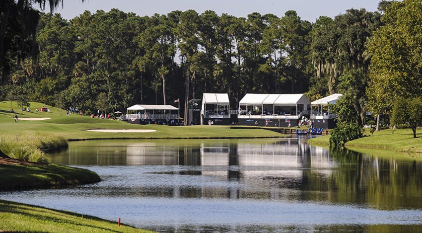 18th hole, TPC Sawgrass Dye's Valley course