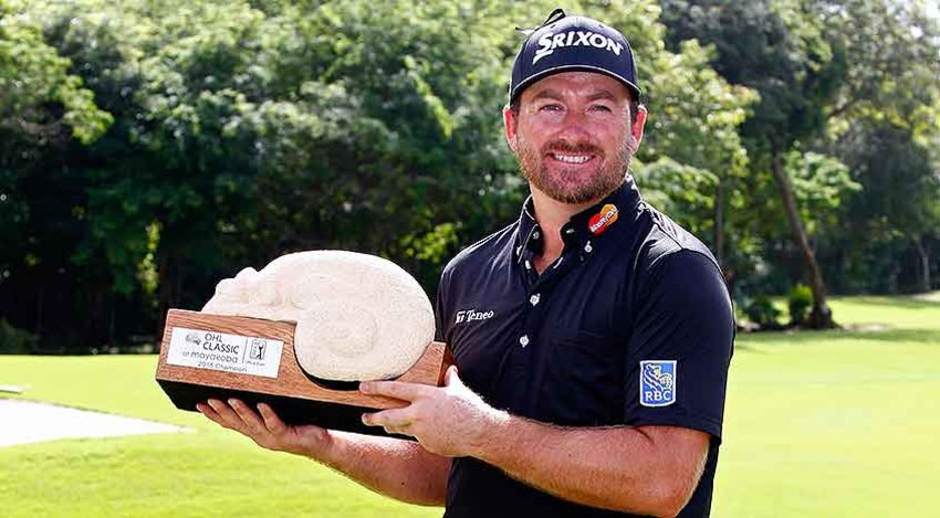 Graeme McDowell with OHL trophy