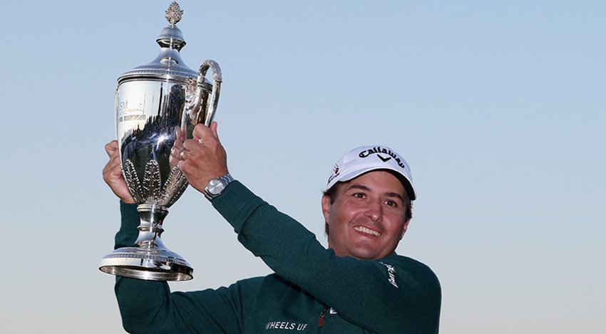 Kevin Kisner with RSM trophy