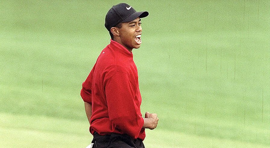 Tiger Woods was 21 years old when he won the 1997 Masters. (David Cannon/Getty Images)
